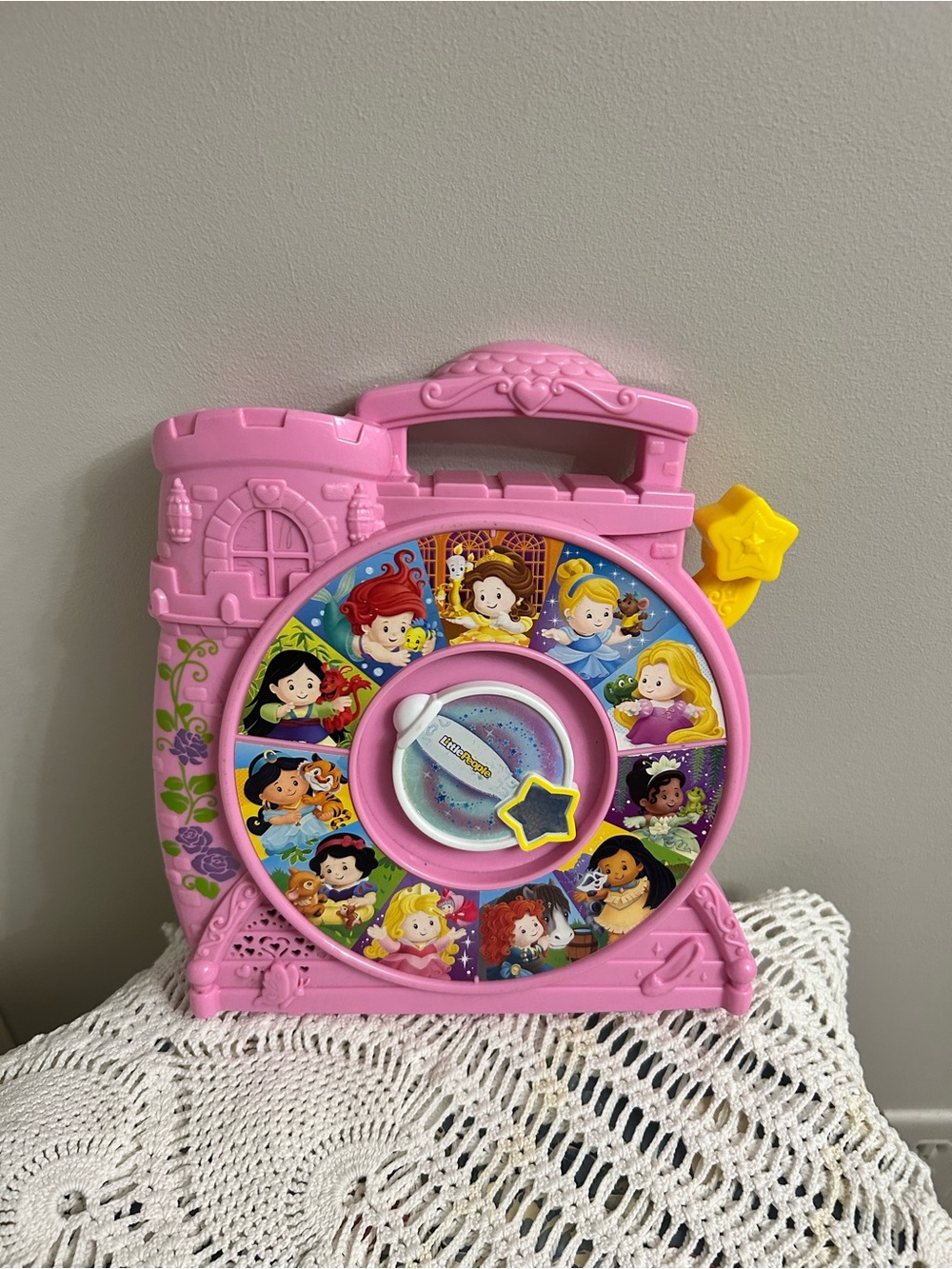 Pink Princess See N Say Toy - Portable Kids Music Playset